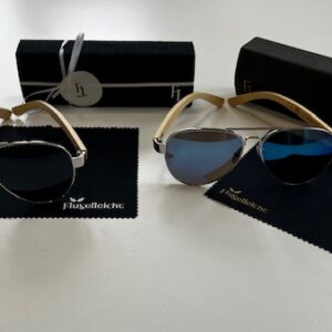 Pilotensonnenbrille Men&Women-Verspiegelt 400UV/-Bambus